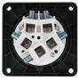 PCE CEE 125A 400V 5p Socket Female Negro, IP67 - Imagen 2