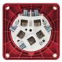 PCE CEE 125A 400V 5p Socket Female Rojo, IP67 - Imagen 2