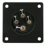 PCE CEE 16A 400V 4p Socket Male Negro, IP44 - Imagen 2