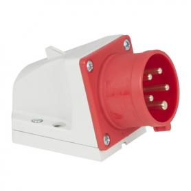 PCE CEE 16A 400V 5p Wallmount Male Rojo, IP44 - Imagen 1