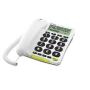 TELEFONO FIJO DORO PHONE EASY 312CS 1 BLANCO - Imagen 1