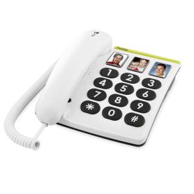 TELEFONO FIJO DORO PHONE EASY 331PH 1 BLANCO - Imagen 1