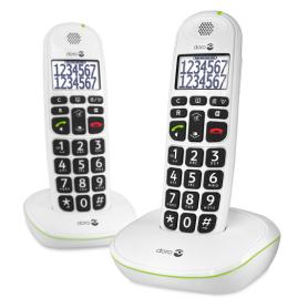 TELEFONO FIJO DORO PHONE EASY 110 2 INALÁMBRICO BLANCO - Imagen 1