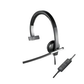 AURICULARES LOGITECH H650e NEGRO MICROFONO ALAMBRICO - Imagen 1