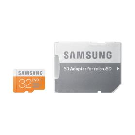 MICRO SD SAMSUNG 32GB EVO C10 R100/W60 CON ADAPTADOR - Imagen 1