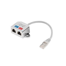 ADAPTADOR LANBERG SPLITTER ETHERNET FTP RJ45 A 2X RJ45 - Imagen 1