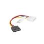 CABLE LANBERG ALIMENTACION MOLEX MACHO A SATA HEMBRA 15 CM - Imagen 1