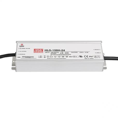 Meanwell LED Power Supply 150 W 24 VDC MEAN WELL HLG-150H-24 - Imagen 1