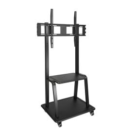 SOPORTE DE SUELO CON RUEDAS TOOQ FS20100M-B 37-100" MAX 150KG - Imagen 1