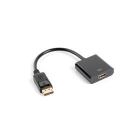 ADAPTADOR LANBERG DISPLAYPORT MACHO/HDMI HEMBRA 10CM - Imagen 1