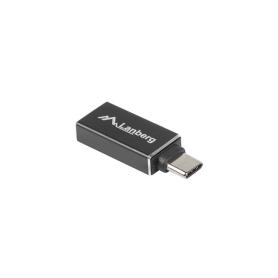 ADAPTADOR USB LANBERG USB-C M 3.1 A USB-A H OTG NEGRO - Imagen 1