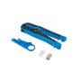 KIT LANBERG NETWORK CON CRIMPADORA Y STRIPPING, CONECTORES RJ45 - Imagen 1