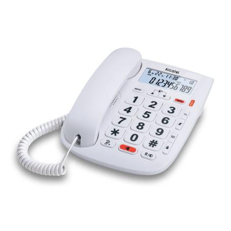 TELEFONO CON CABLE ALCATEL TMAX20 FR WHT - Imagen 1