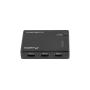 SWITCH VIDEO LANBERG 3 X HDMI + MICRO USB NEGRO CONTROL REMOTO - Imagen 1
