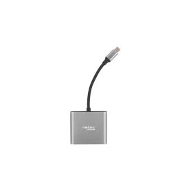 ADAPTADOR NATEC MULTIPUERTO USB-C A USB 3.0 HDMI 4K - Imagen 1