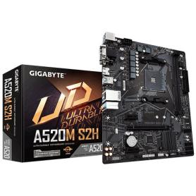 PLACA BASE GIGABYTE A520M S2H AM4 MATX 2XDDR4 - Imagen 1