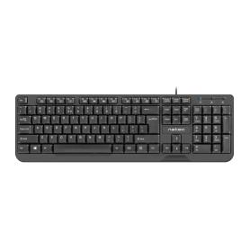 TECLADO NATEC TROUT SLIM NEGRO - Imagen 1