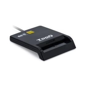 LECTOR DE TARJETAS EXTERNO TOOQ TQR-211B DNIE SIM USB-C NEGRO - Imagen 1