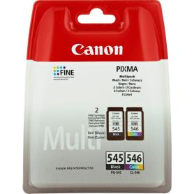 TINTA CANON PG545 CL546 PACK2 NEGRO COLOR - Imagen 1