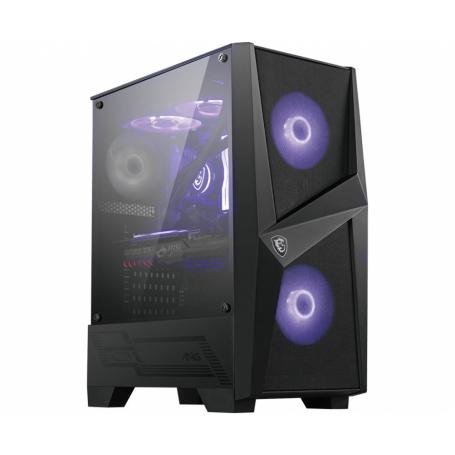 CAJA GAMING MSI MAG FORGE 100M ATX 2XUSB3.2 RGB NEGRO - Imagen 1