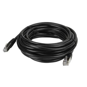 DAP CAT6 Cable - F/UTP Black 10 m, Noir - Imagen 1