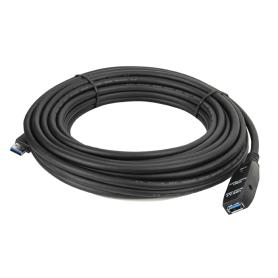 DAP USB 3.0 Active Extension Cable black, male - female 10 m, negro, macho - hembra - Imagen 1