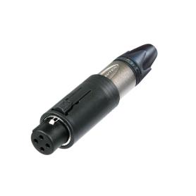 Neutrik XLR 3P Unisex Cable Connector Contactos chapados en oro, carcasa de níquel - Imagen 1