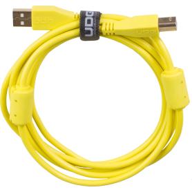 U95001YL - ULTIMATE AUDIO CABLE USB 2.0 A-B YELLOW STRAIGHT 1M - Imagen 1