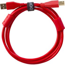 U95002RD - ULTIMATE AUDIO CABLE USB 2.0 A-B RED STRAIGHT 2M - Imagen 1