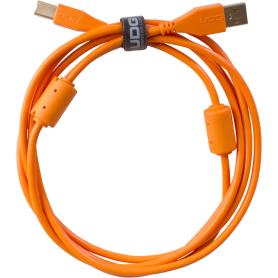 U95002OR - ULTIMATE AUDIO CABLE USB 2.0 A-B ORANGE STRAIGHT 2M - Imagen 1