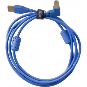 U95004LB - ULTIMATE AUDIO CABLE USB 2.0 A-B BLUE ANGLED 1M - Imagen 1