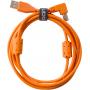 U95004OR - ULTIMATE AUDIO CABLE USB 2.0 A-B ORANGE ANGLED 1M - Imagen 1