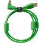 U95004GR - ULTIMATE AUDIO CABLE USB 2.0 A-B GREEN ANGLED 1M - Imagen 1
