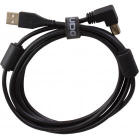 U95004BL - ULTIMATE AUDIO CABLE USB 2.0 A-B BLACK ANGLED 1M - Imagen 1