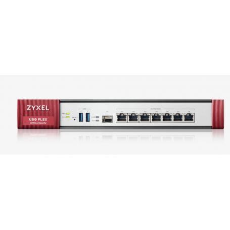 FIREWALL ZYXEL USGFLEX500 7GIGABIT USER-DEFINABLE PORTS 1SFP 2USB - Imagen 1