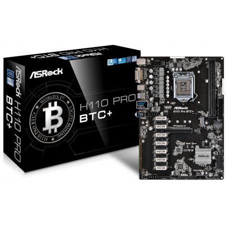 PLACA BASE ASROCK H110 PRO BTC+ 11541 ATX 2XDDR4