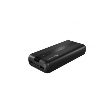 POWER BANK NATEC TREVI 20.000 mAh 2xUSB 2.1A 1xUSB-C NEGRO