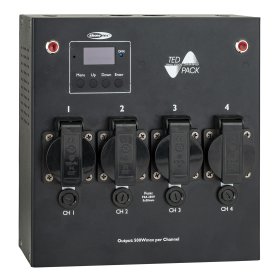 Showtec TED Pack CEE 7/5 Dimmer pack de 4 canales - Salida del FR/BE