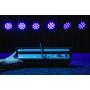 Showtec ColorCue 2 Air Controlador LED inteligente de 6 atenuadores, 6 colores y alimentado por batería con DMX inalámbrico