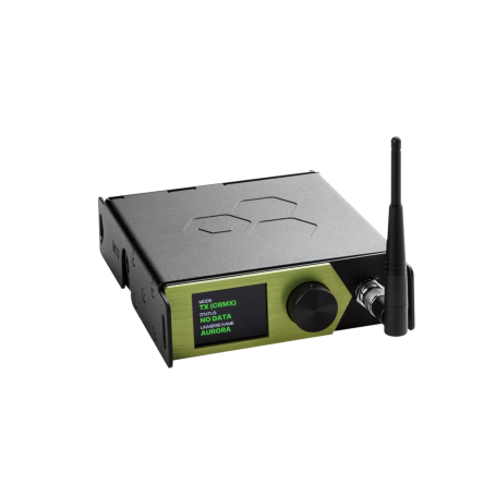 Lumenradio Aurora Transceptor DMX/RDM de un solo universo con Wi-Fi y Bluetooth