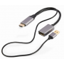 ADAPTADOR GEMBIRD  ACTIVO 4K HDMI MACHO A DISPLAYPORT HEMBRA NEGRO