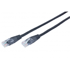 CABLE RED GEMBIRD UTP CAT5E MOLDEADO 0,25M NEGRO