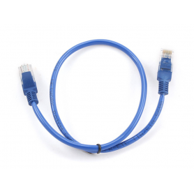 CABLE RED GEMBIRD UTP CAT5E 0,5M AZUL