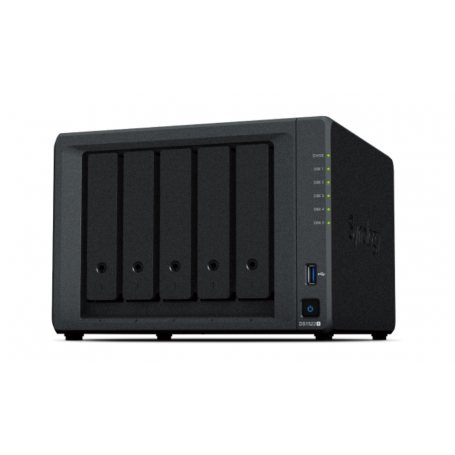 NAS SYNOLOGY  DS1522+ TORRE ETHERNET NEGRO R1600