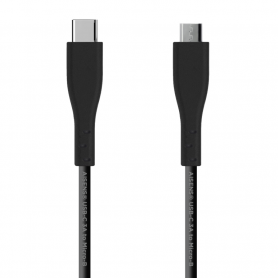 AISENS CABLE USB 2.0 3A TIPO USB-C M-MICRO B M NEGRO 2.0M