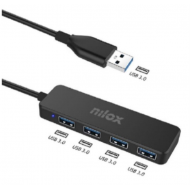 HUB NILOX 4 PUERTOS USB 3.0