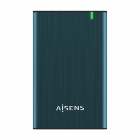 AISENS CAJA EXTERNA 2.5" ASE-2525PB 9.5MM SATA A USB 3.0 3.1 GEN1 AZUL PACIFICO