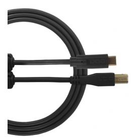 U96001BL - ULTIMATE AUDIO CABLE USB 2.0 C-B BLACK STRAIGHT 1,5M