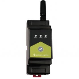 Lumenradio Galileo RX Receptor W-DMX de carril DIN de un universo con Bluetooth