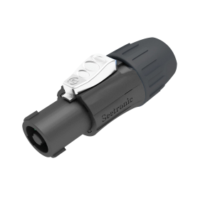 Seetronic Speaker 4P Connector - male Carcasa negra - tapa negra